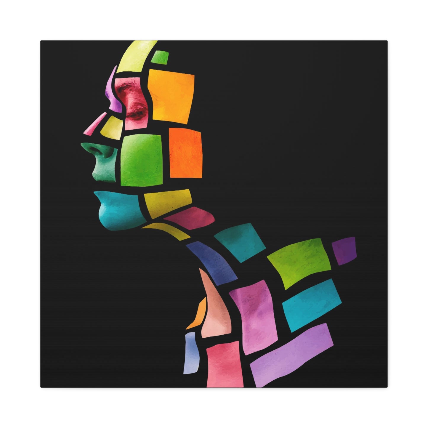 Color Block Wall Art & Canvas Prints