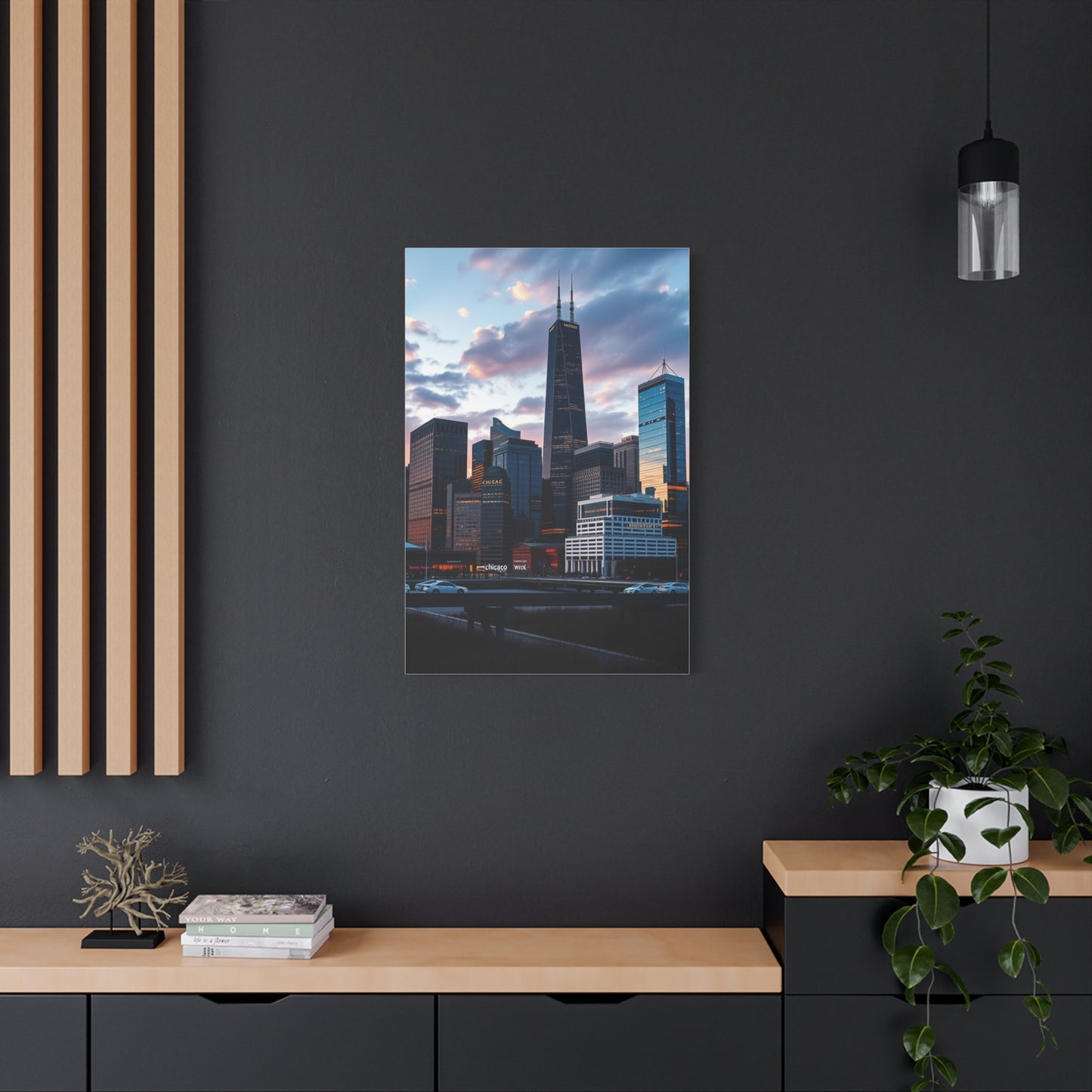 Chicago Skylines Art Supreme Canvas Gallery Wall Art & Canvas Print