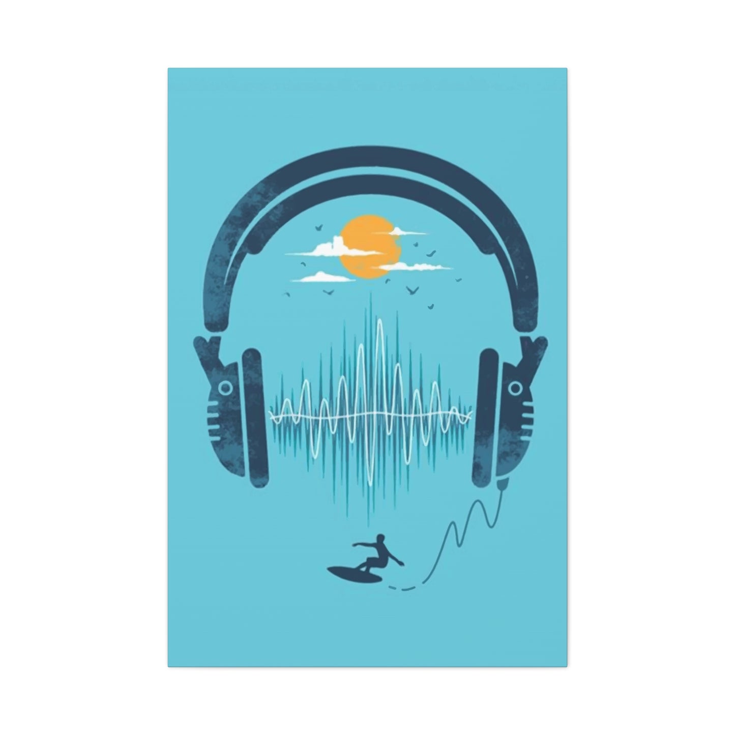 Headphone Wall Art & Canvas Prints
