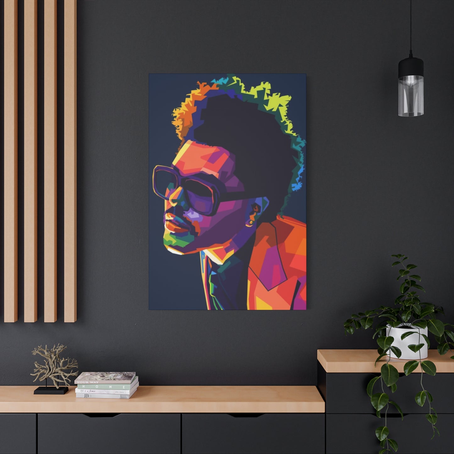 An Abstract Portrait Of The Weeknd Wall Art & Canvas Prints