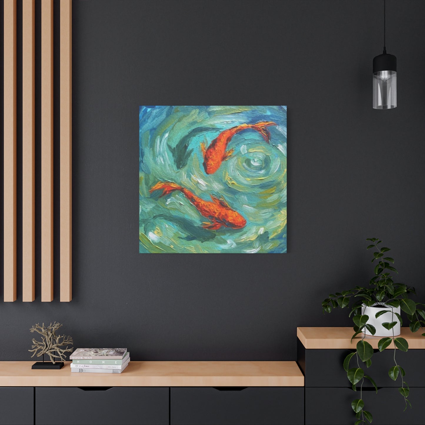 Two Koi Fishes Wall Art & Canvas Prints