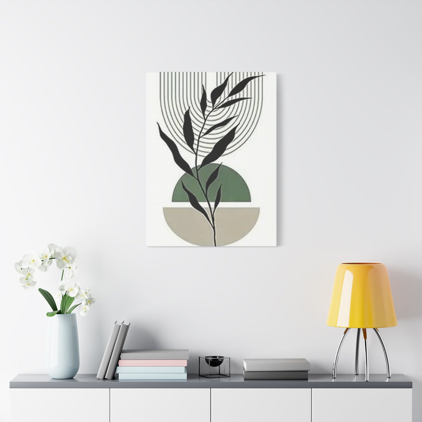 Abstract Leaves Shapes Pattern Wall Art & Canvas Prints