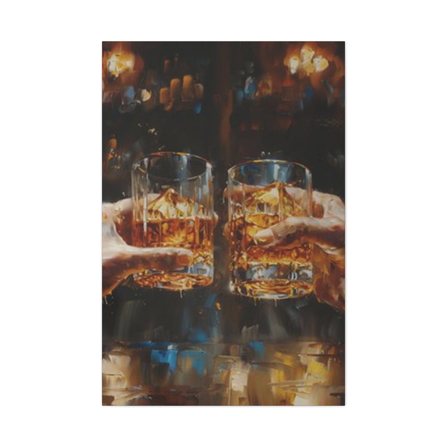 Whiskey Cheers Wall Art & Canvas Prints