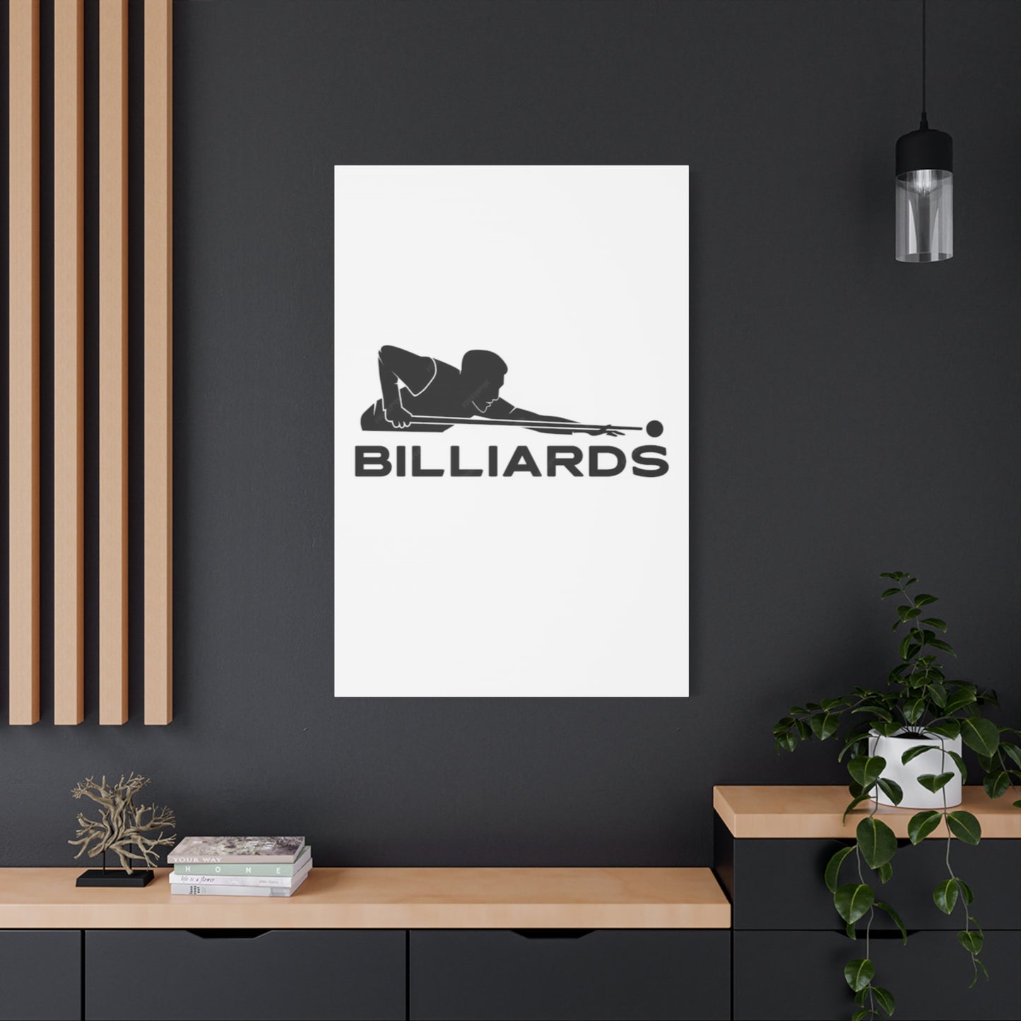 Billiards logo Idea Wall Art & Canvas Prints