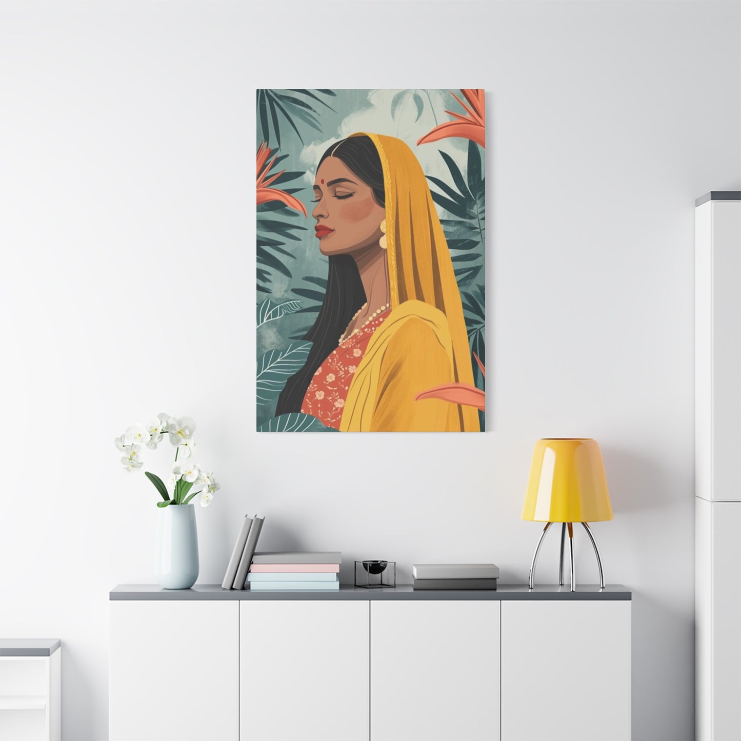 Indian Girl Wall Art & Canvas Prints