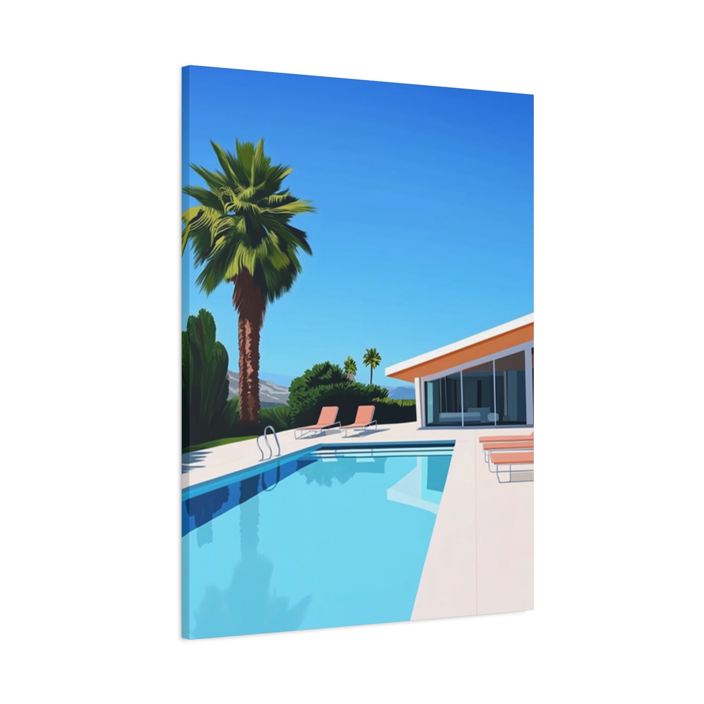 Swimming Pool In Resort Wall Art & Canvas Prints