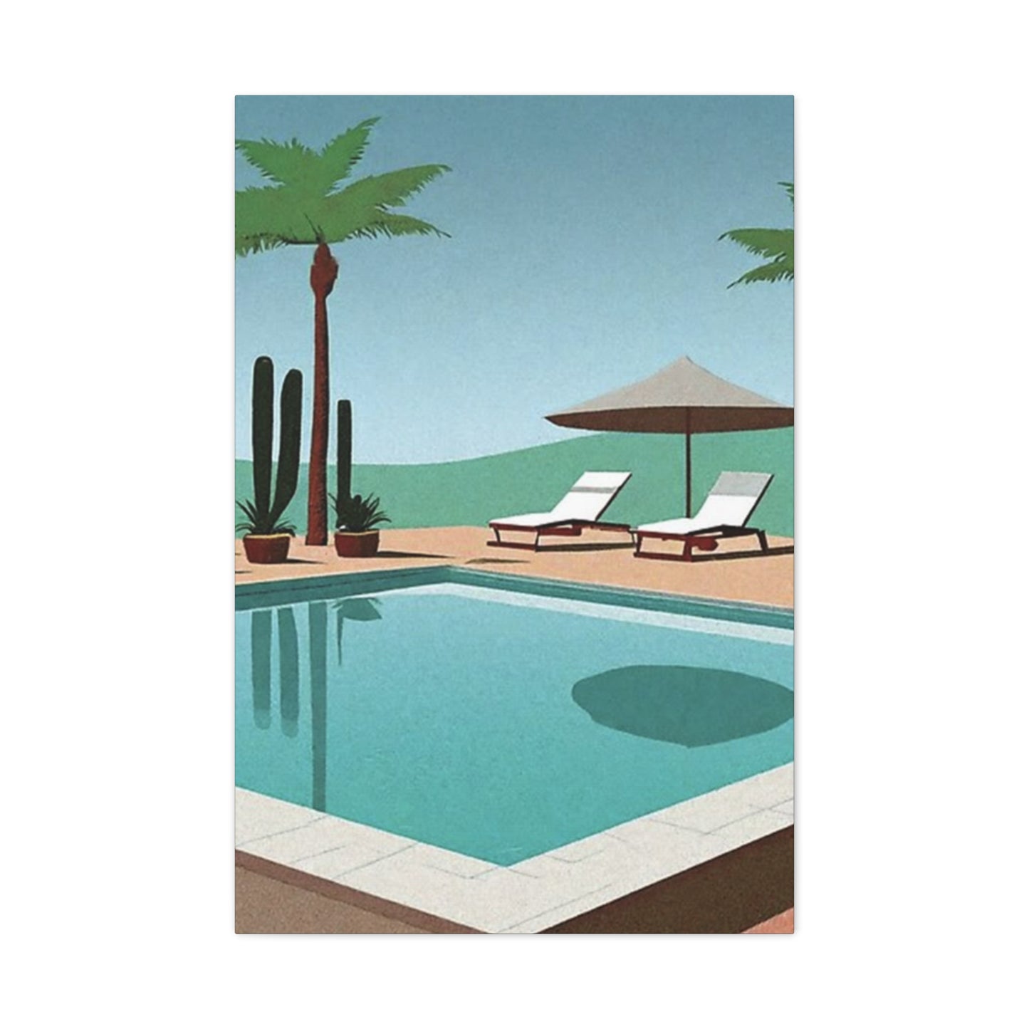 Swimming Pool In Resort Wall Art & Canvas Prints