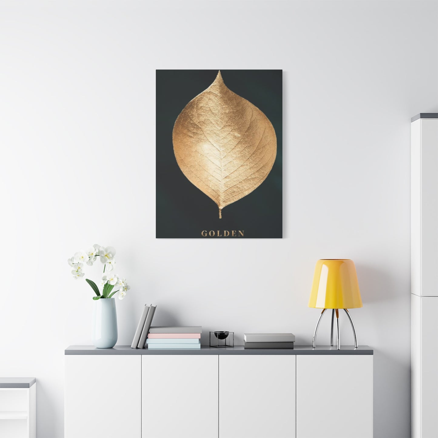 Golden Leaf Wall Art & Canvas Prints
