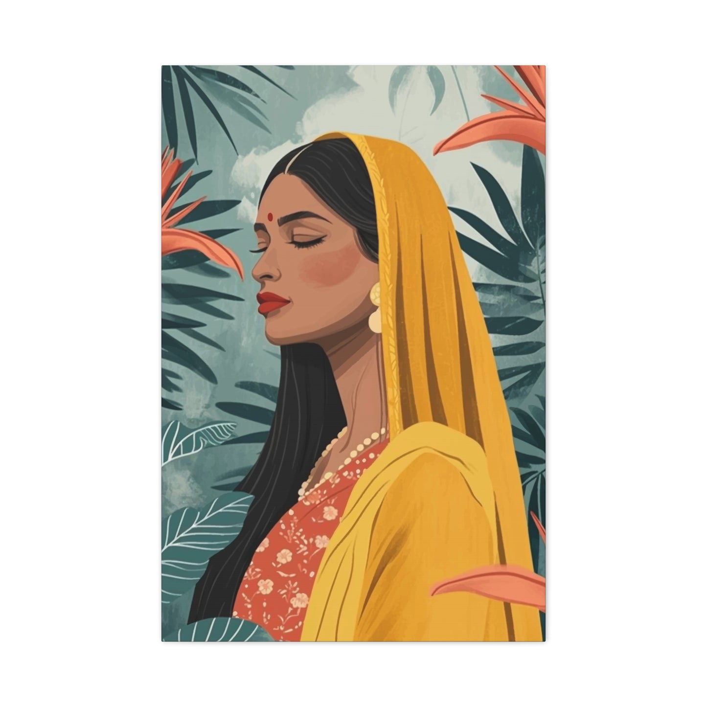 Indian Girl Wall Art & Canvas Prints