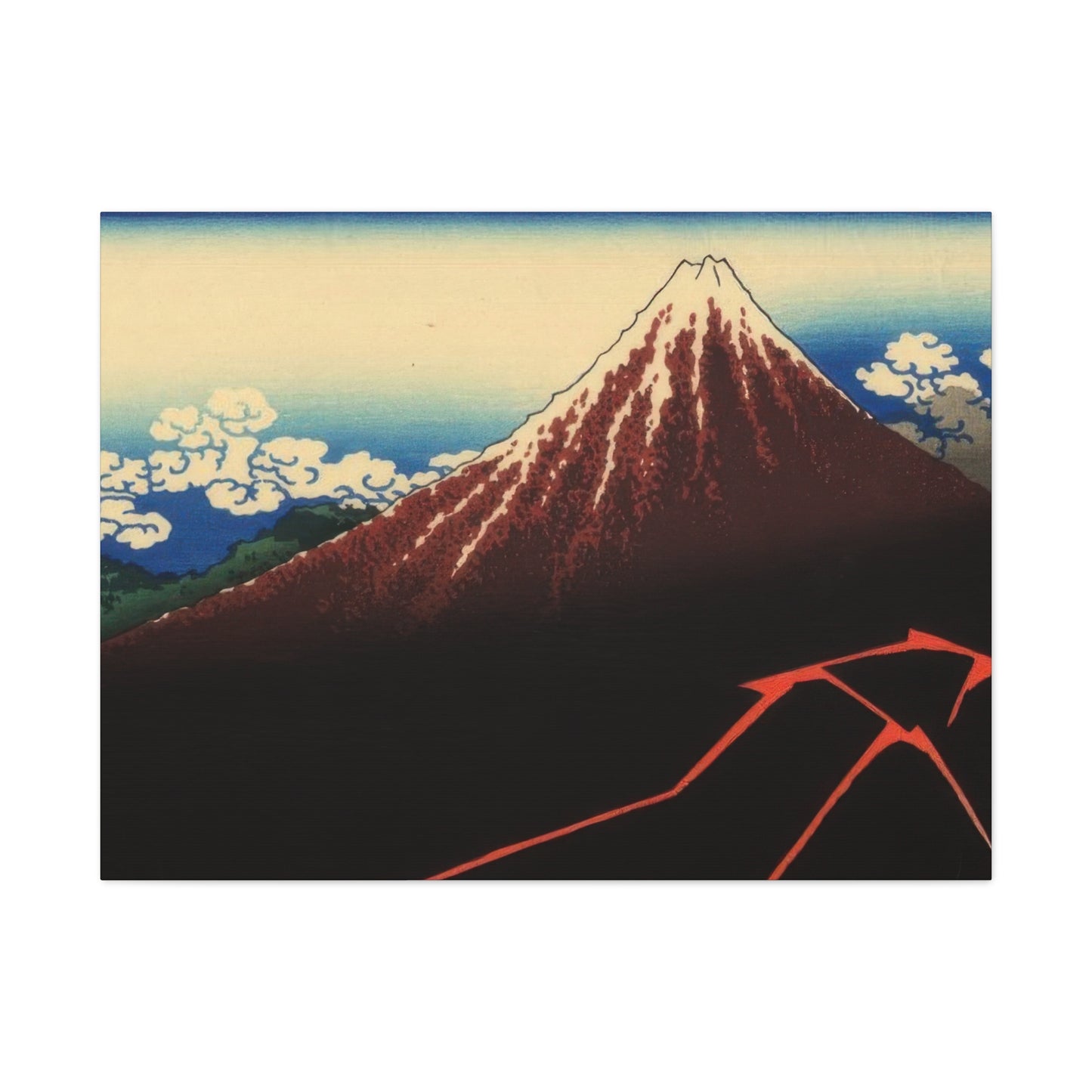Katsushika Hokusai Shower Below The Summit Wall Art & Canvas Prints