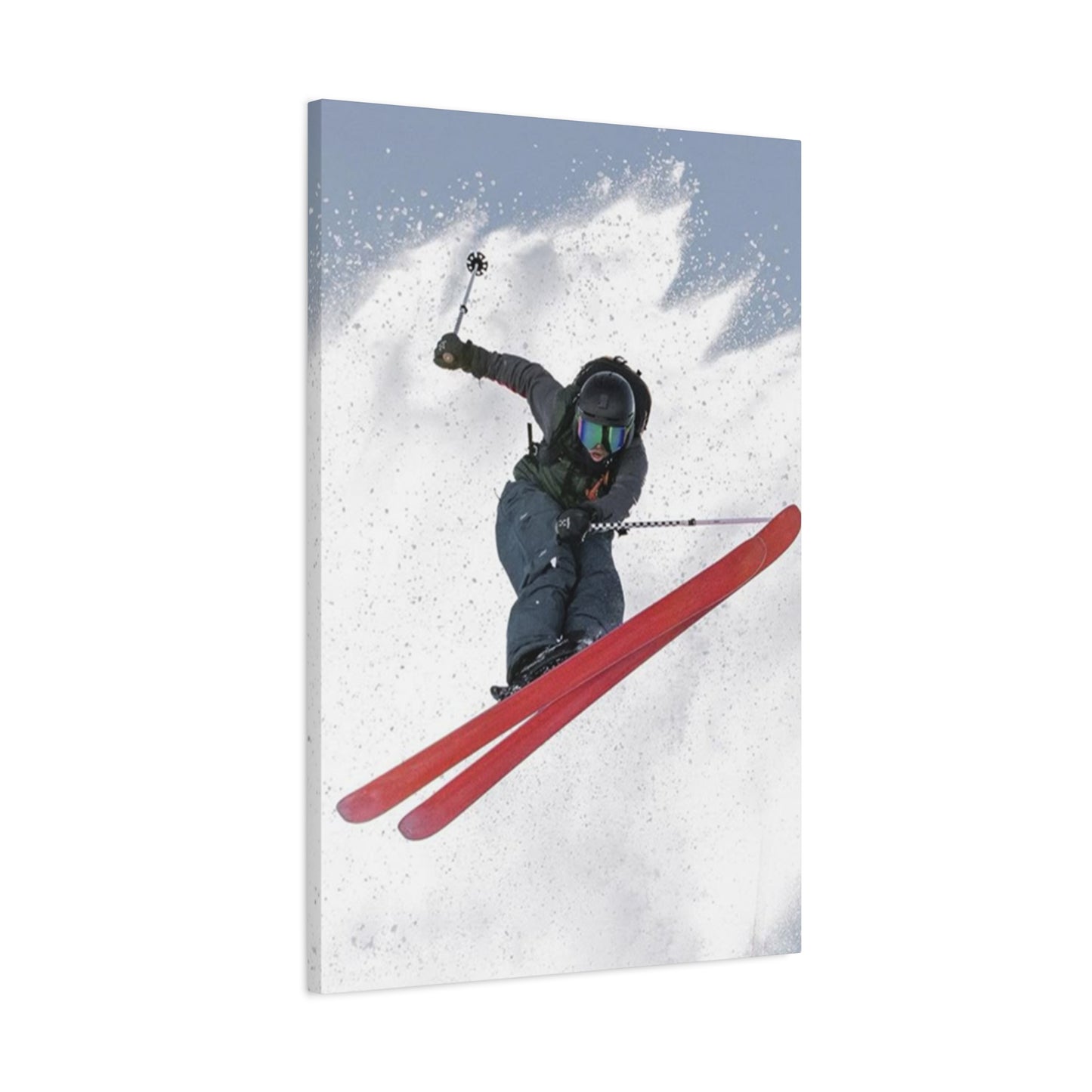 Skiing Stunt Poster Wall Art & Canvas Prints