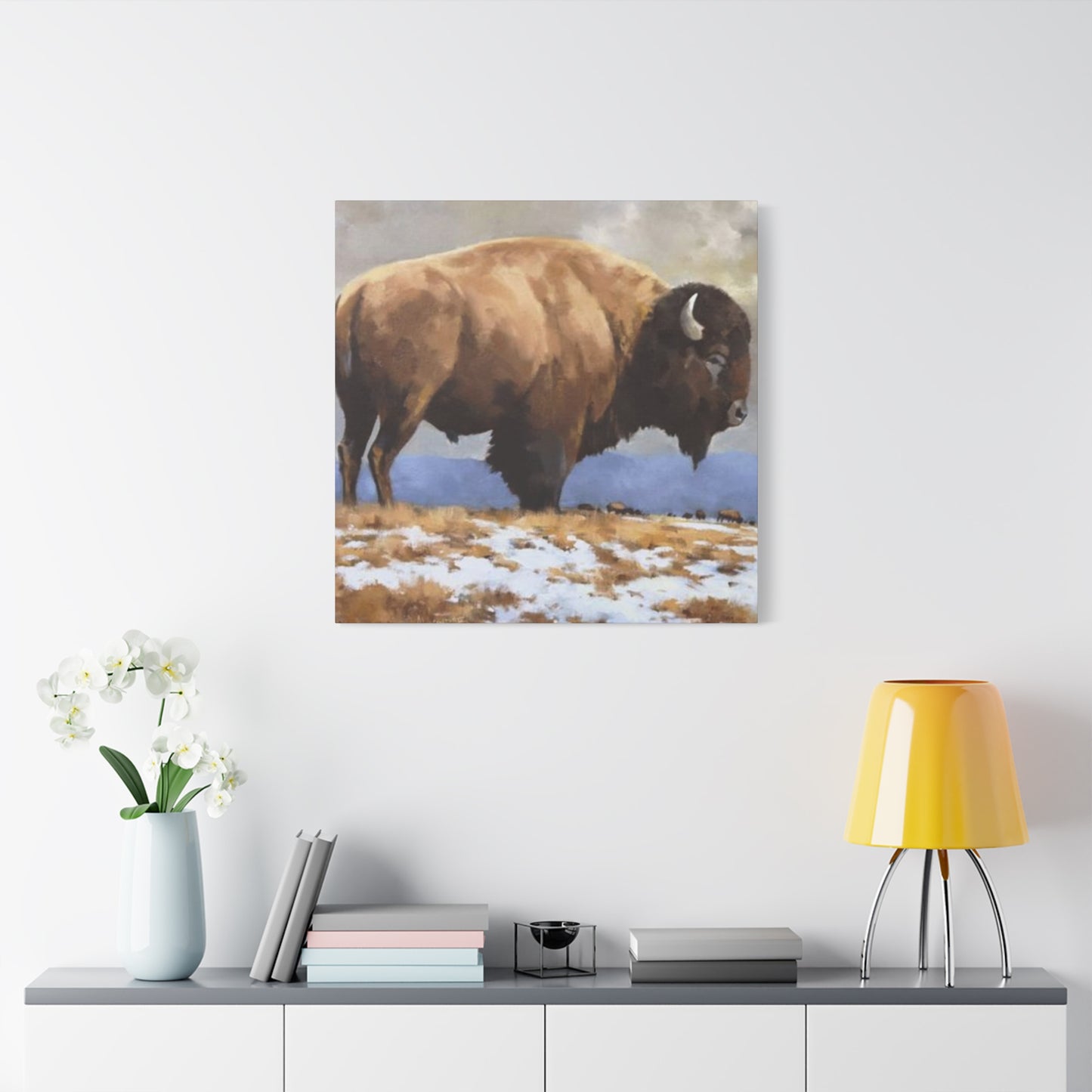 Old Bison Wall Art & Canvas Prints