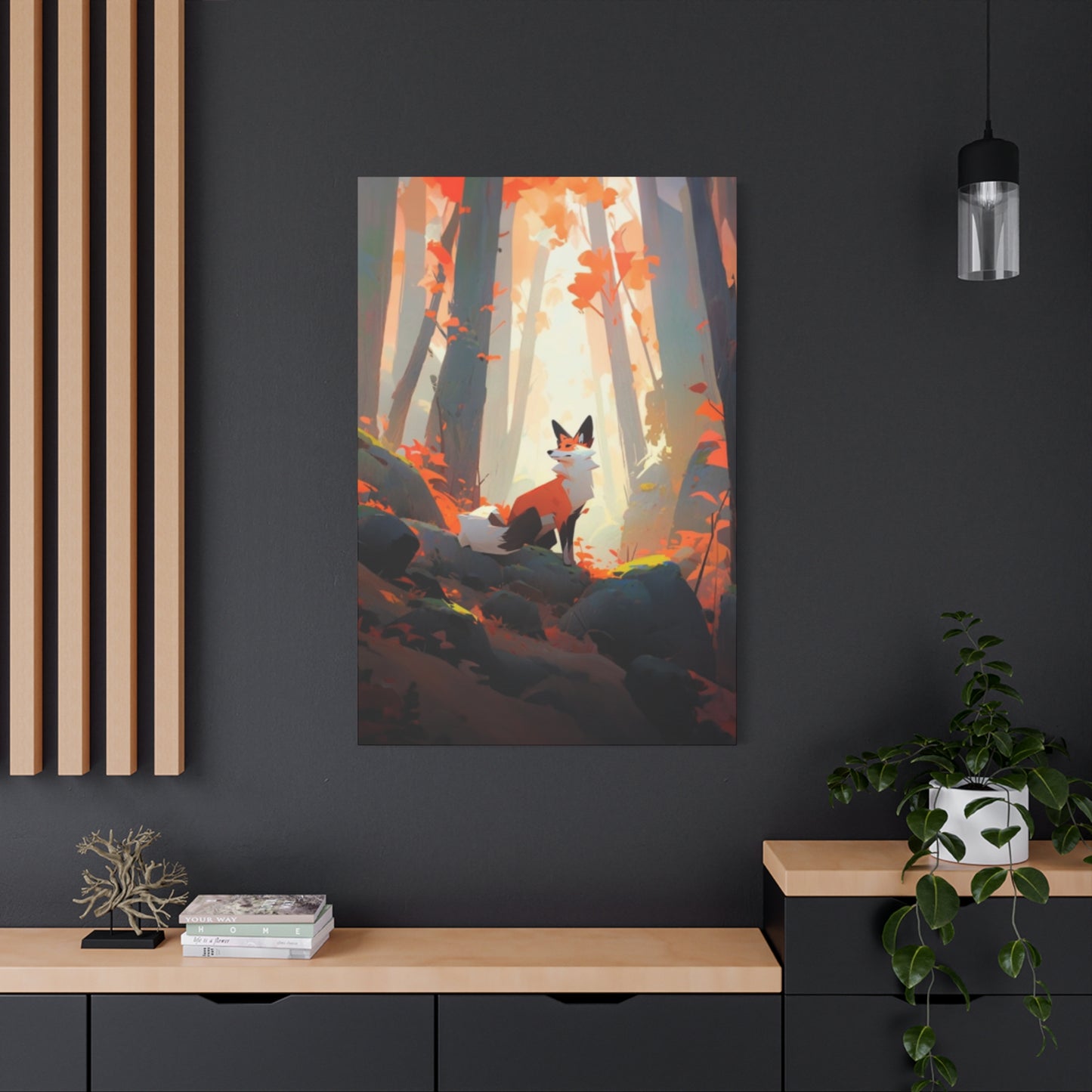 Fox in the Forest Wall Art & Canvas Prints
