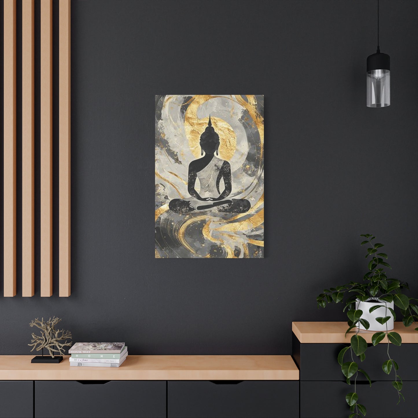 Buddha Golden Painting Wall Art & Canvas Prints