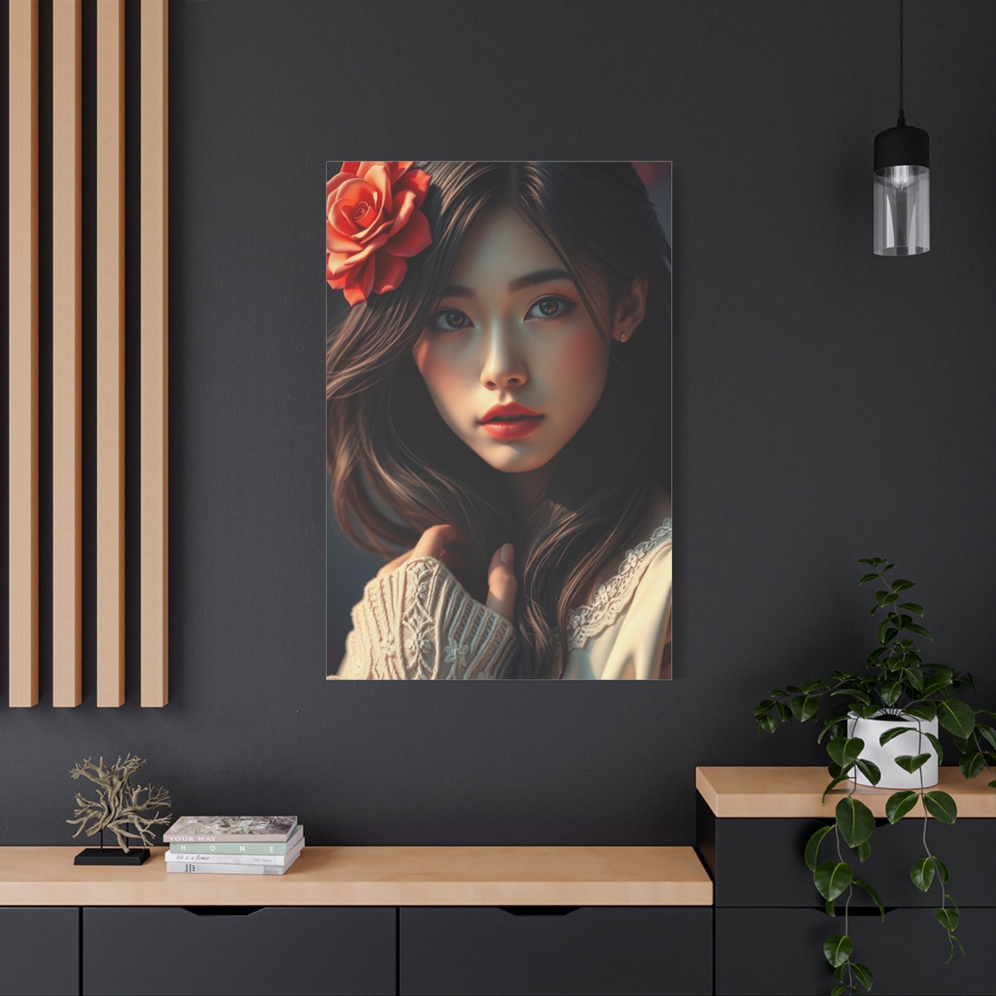 Serenade of Hearts Canvas Wall Art & Canvas Print