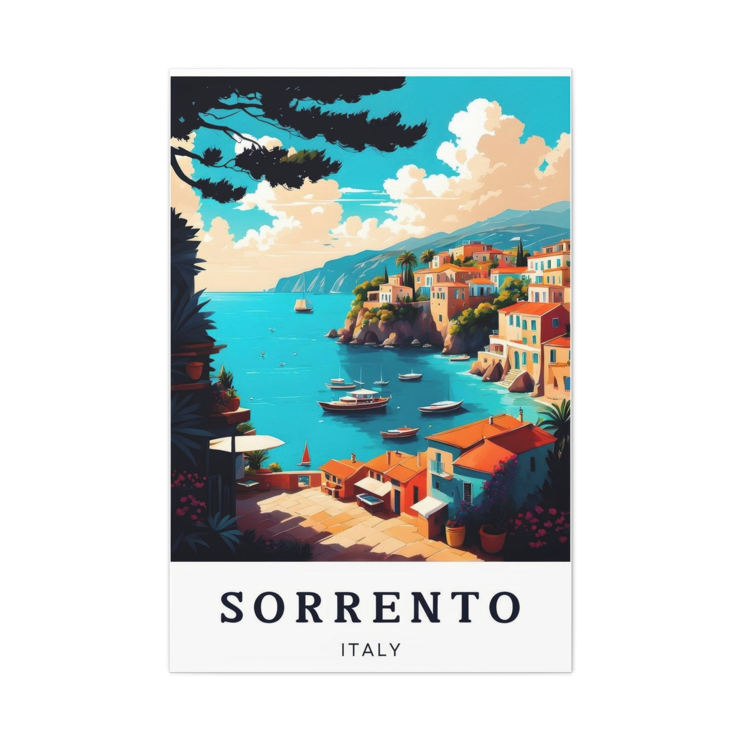 Sorrento Italy Cityscape Wall Art & Canvas Prints