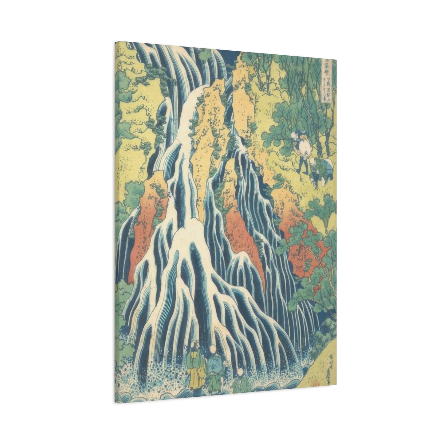 Katsushika Hokusai Kirifuri Waterfall At Mount Kurokami In Shimotsuke Province Wall Art & Canvas Prints