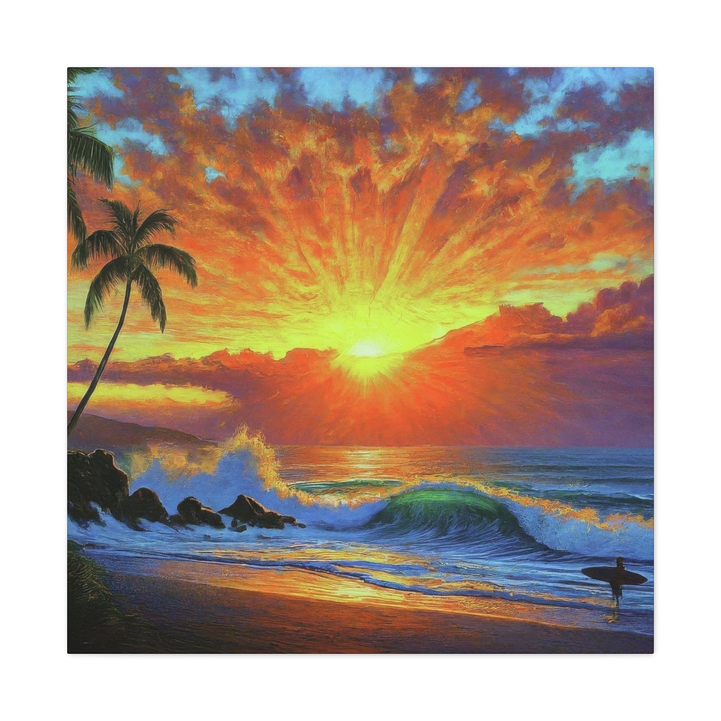 Hawaii Sunset Wall Art & Canvas Prints
