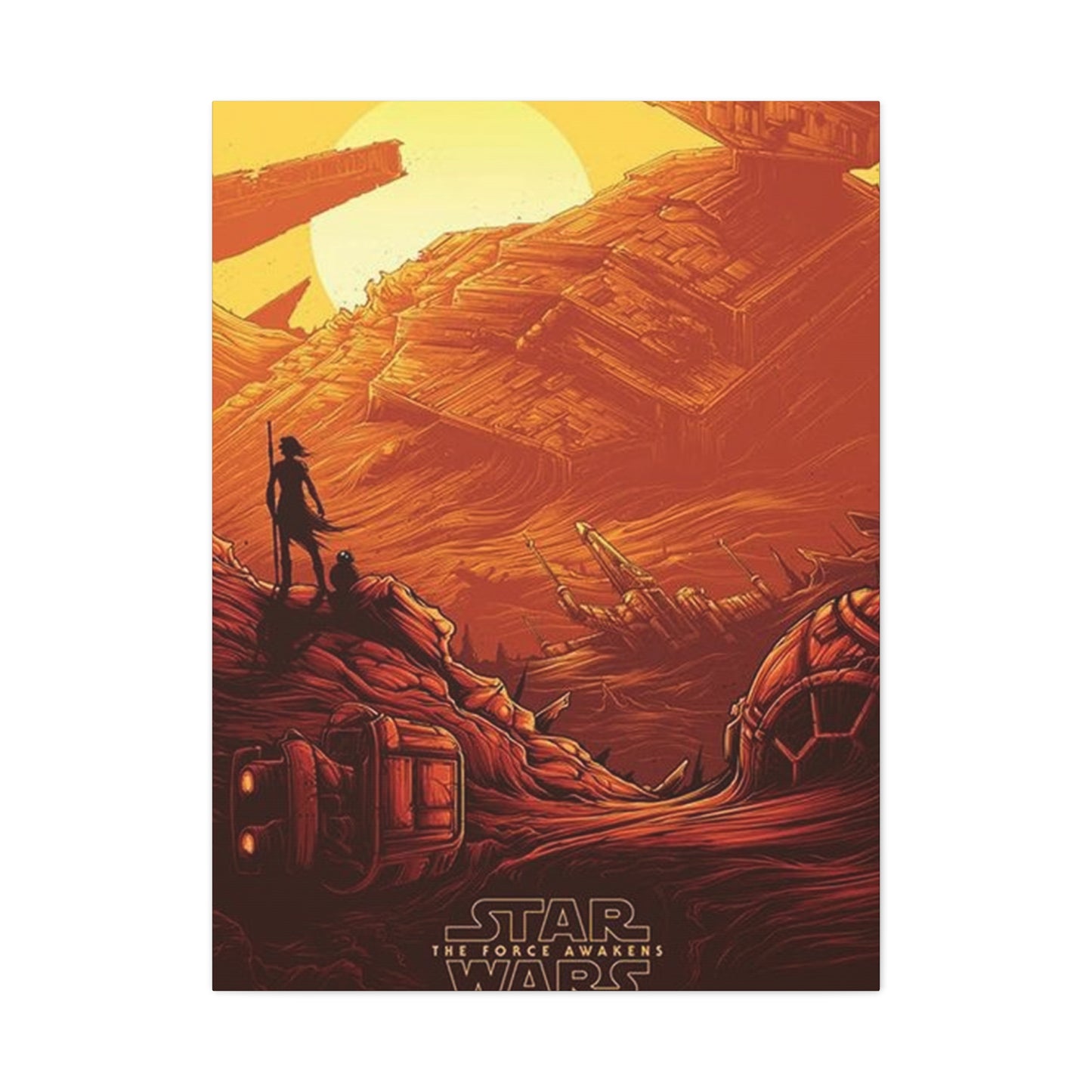 Star Wars The Force Awaken Wall Art & Canvas Prints