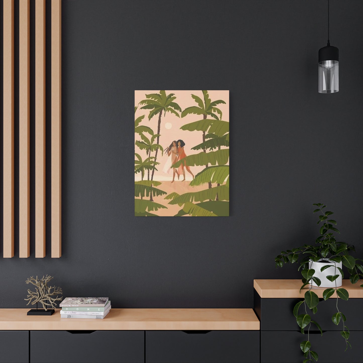 Women Enjoying On Beach Wall Art & Canvas Prints