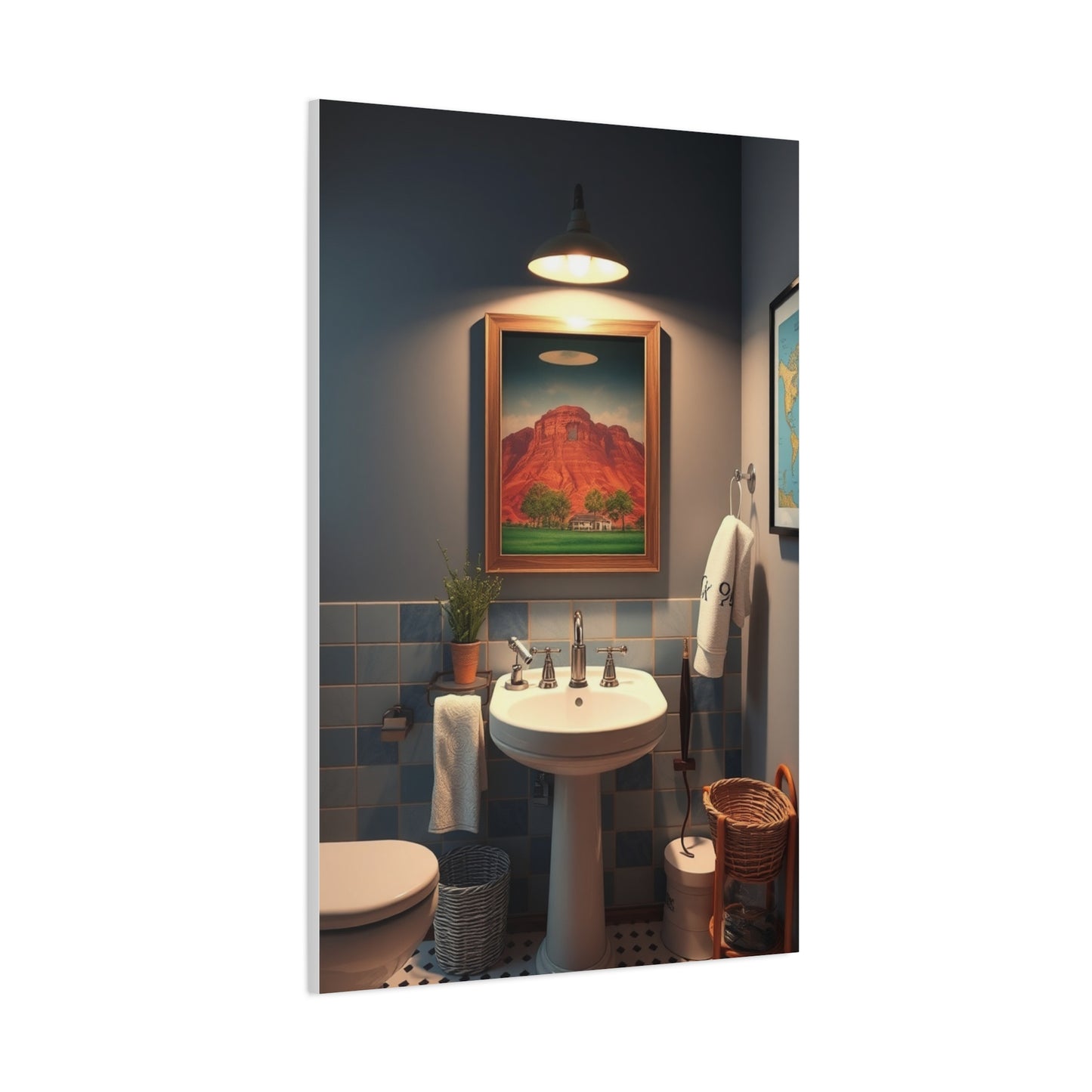Kid’s Bathroom Art Canvas Art 1 Wall Art & Canvas Print
