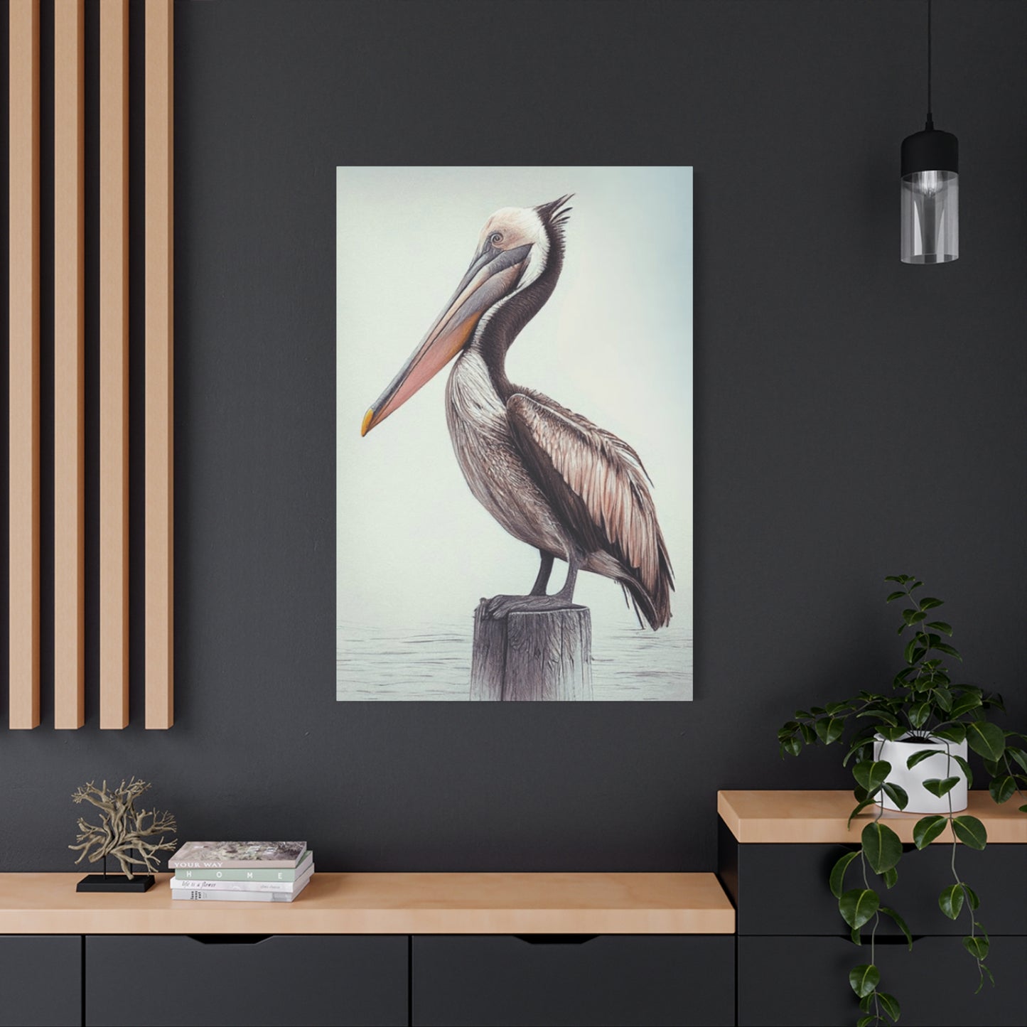 Pelican Portrait Wall Art & Canvas Prints