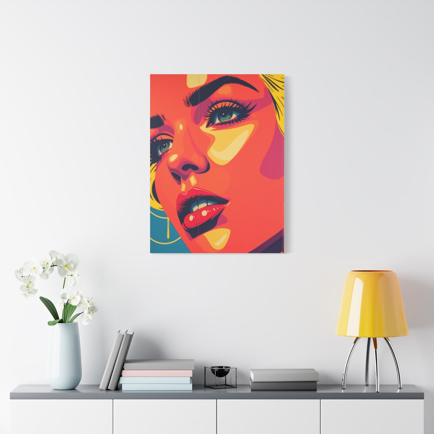 Vivid Pop Impression Wall Art & Canvas Print