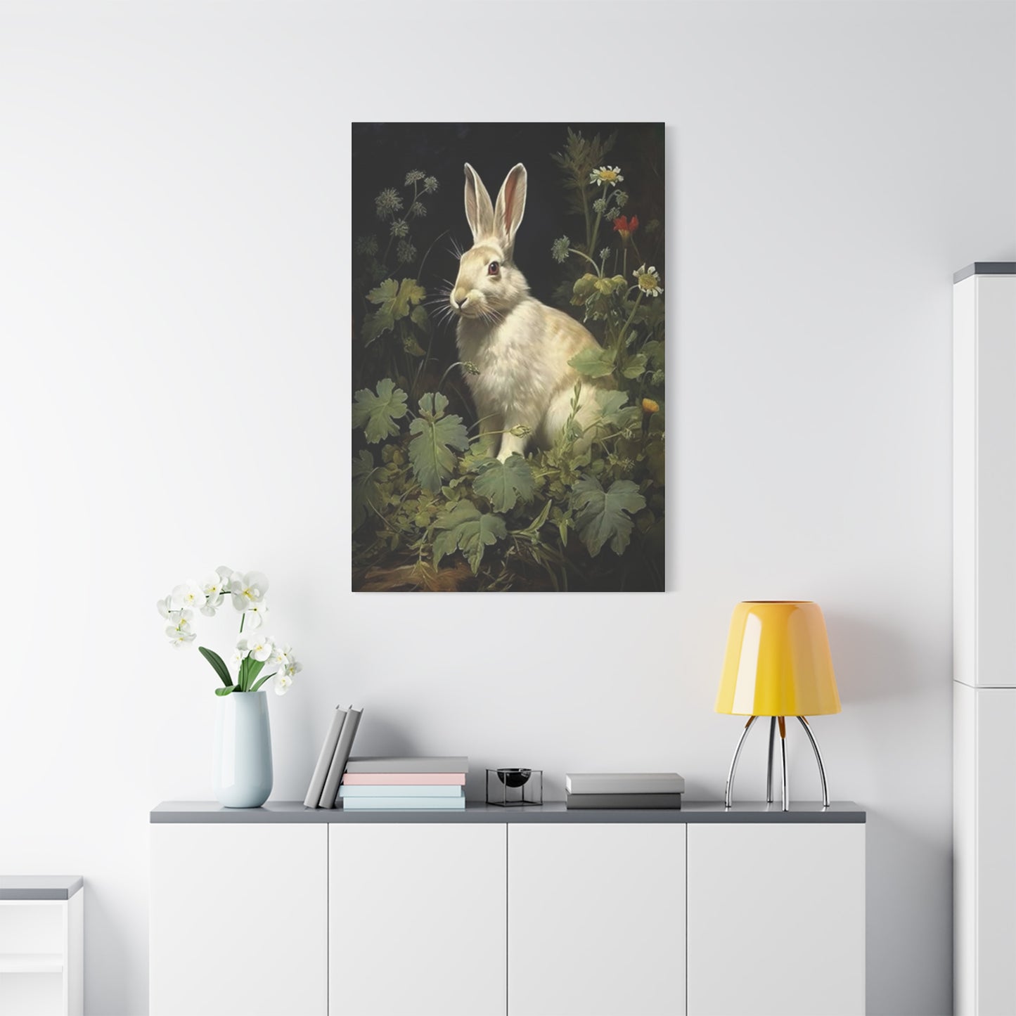 White Rabbit Wall Art & Canvas Prints