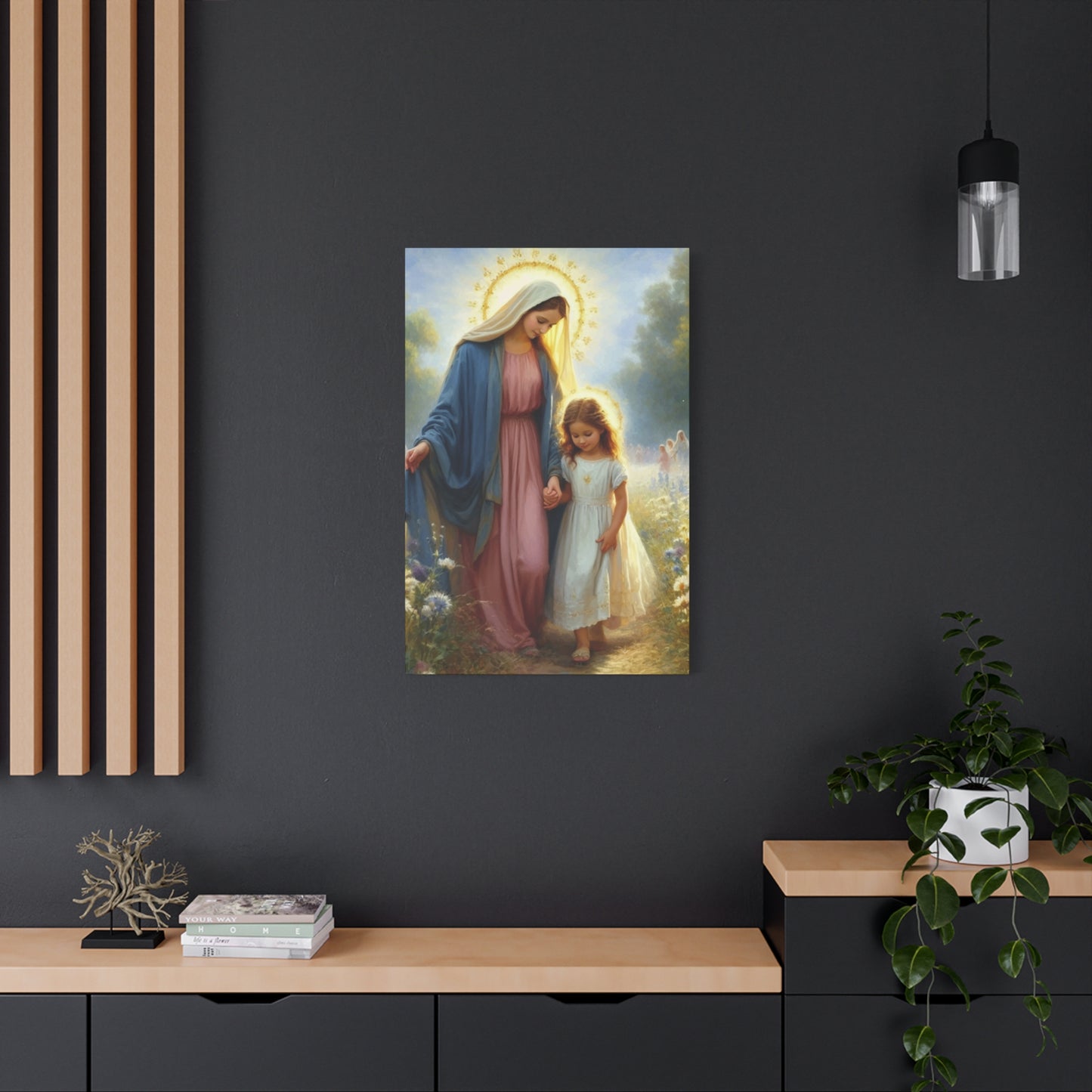 Christian Mother with Little Girl Wall Art & Canvas Prints