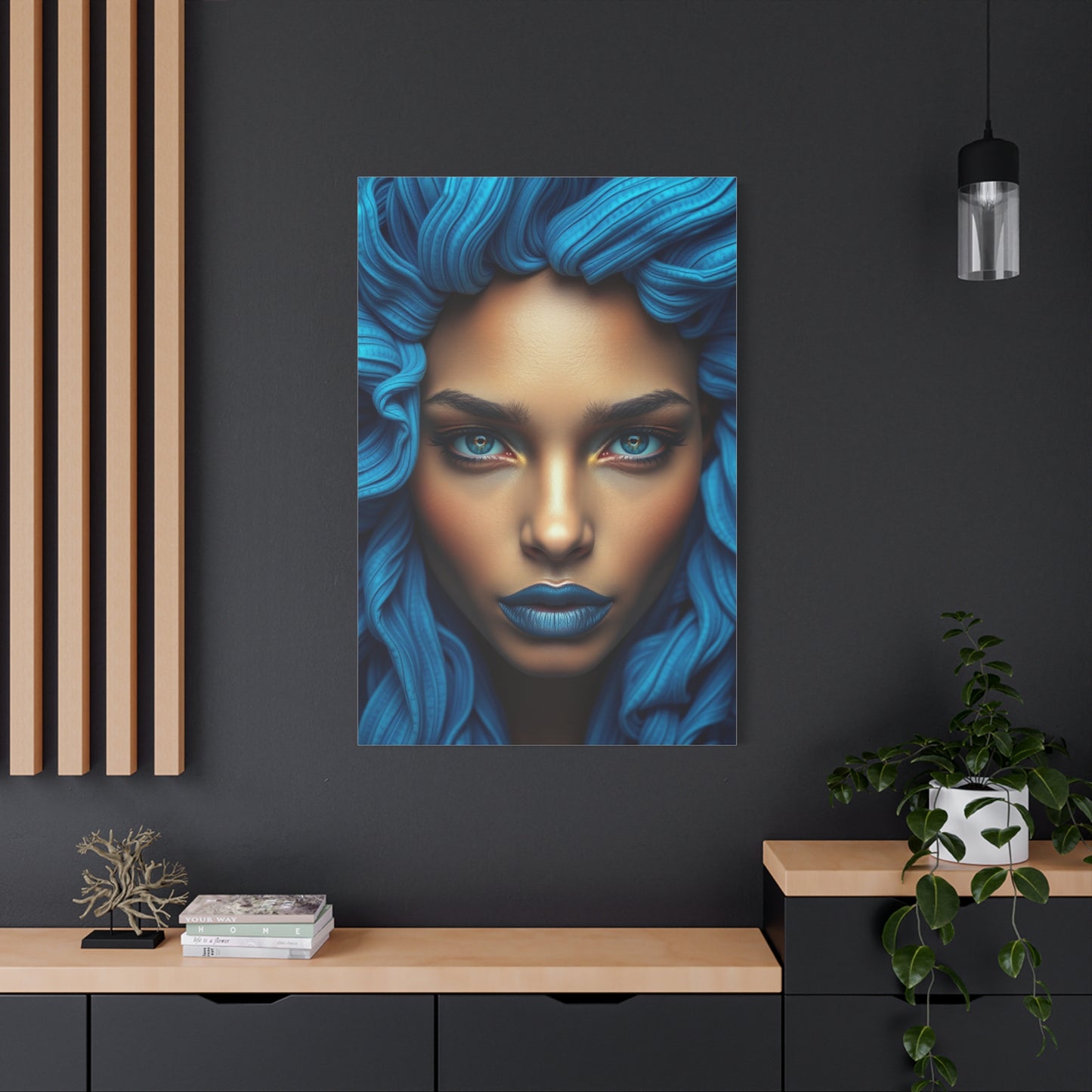 Supreme Blue & Green Art Collection Wall Art & Canvas Print