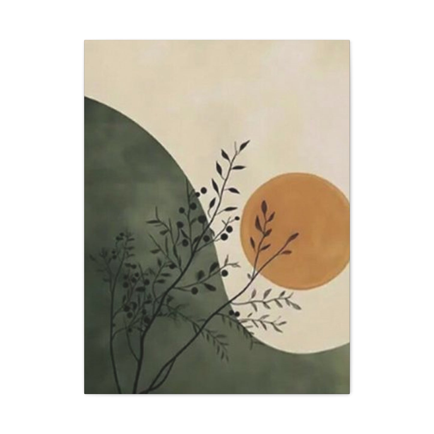 Abstract Sunset Shapes Pattern Wall Art & Canvas Prints