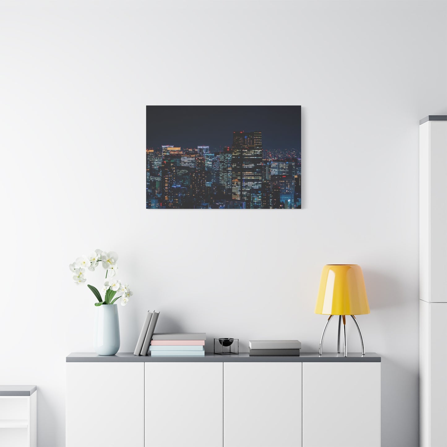 Night View in Tokyo Wall Art & Canvas Prints