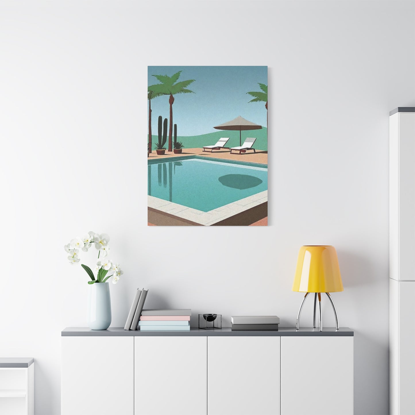 Swimming Pool In Resort Wall Art & Canvas Prints