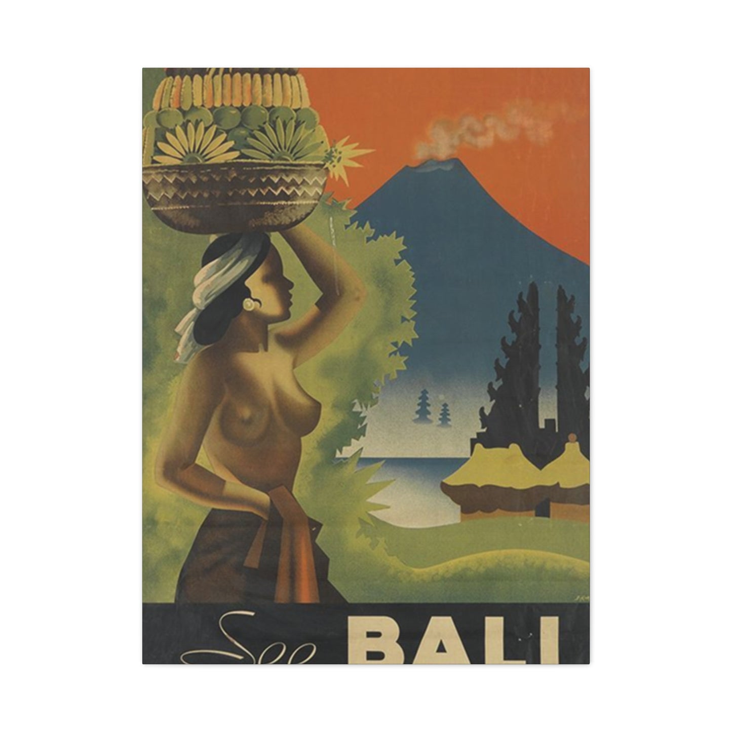 Naked Women In Bali Wall Art & Canvas Prints