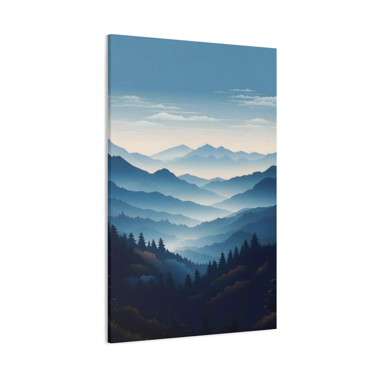 Serene Mountain Range Wall Art & Canvas Prints