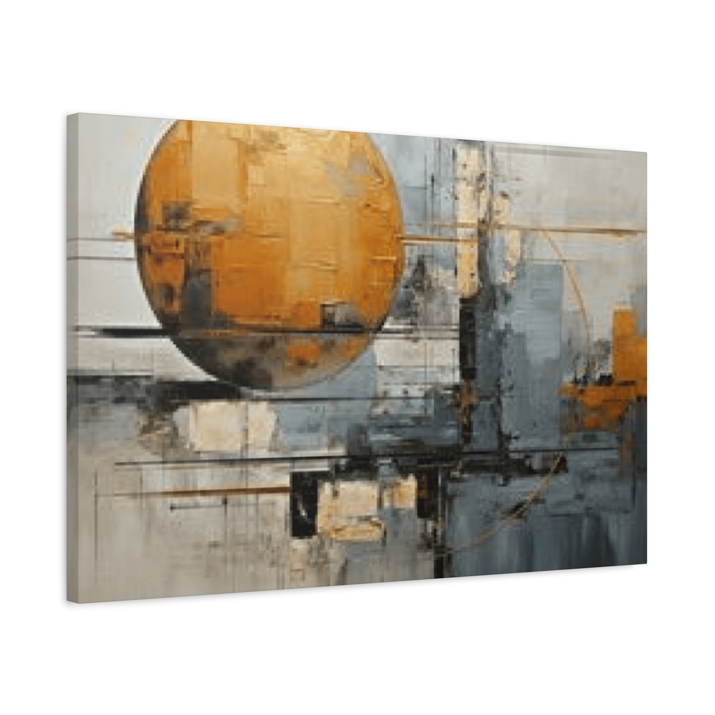 Abstract Moon Painting Wall Art & Canvas Prints