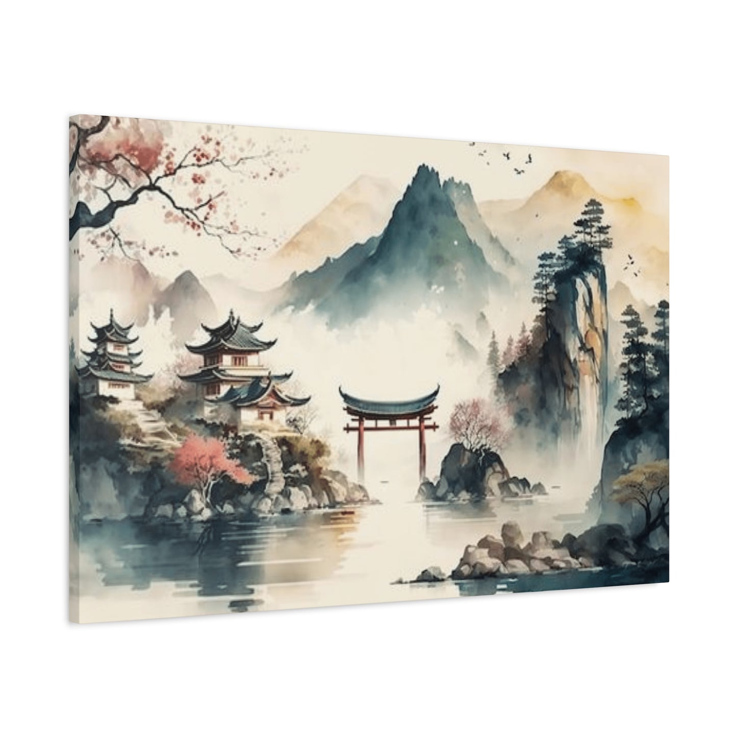Zen Garden Gateway Wall Art & Canvas Prints