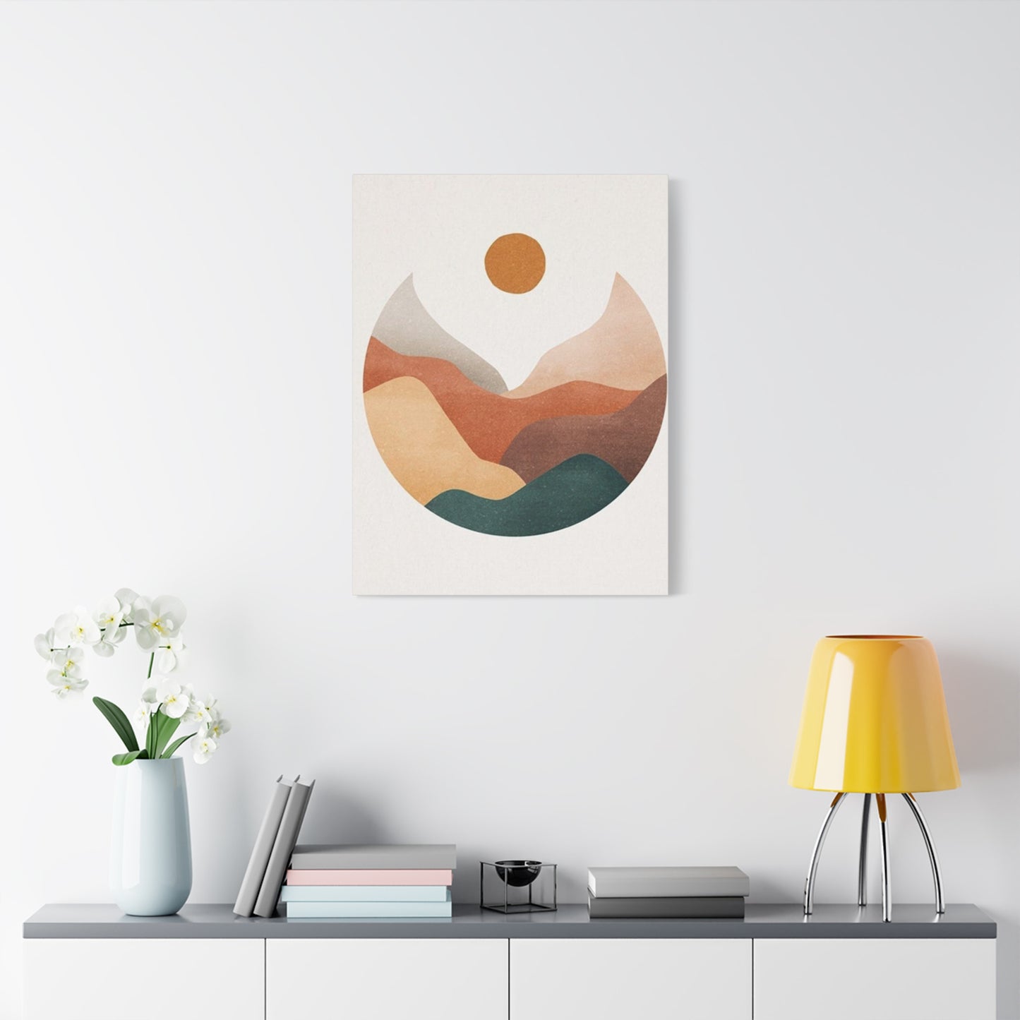 Abstract Circle Shape Pattern Wall Art & Canvas Prints