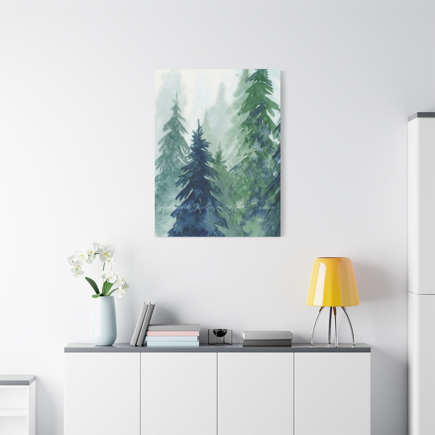 Long Pine Trees Wall Art & Canvas Prints