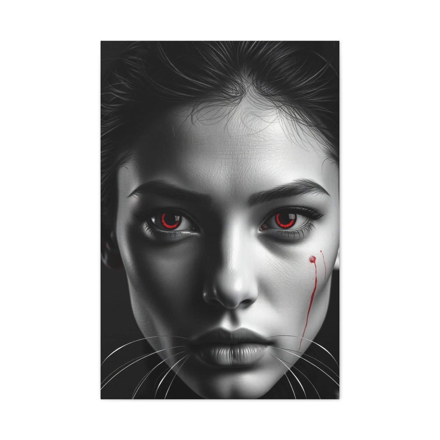 Supreme Black, White & Red Art Wall Art & Canvas Print