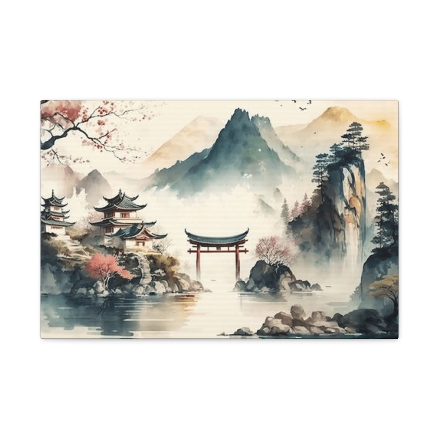 Zen Garden Gateway Wall Art & Canvas Prints