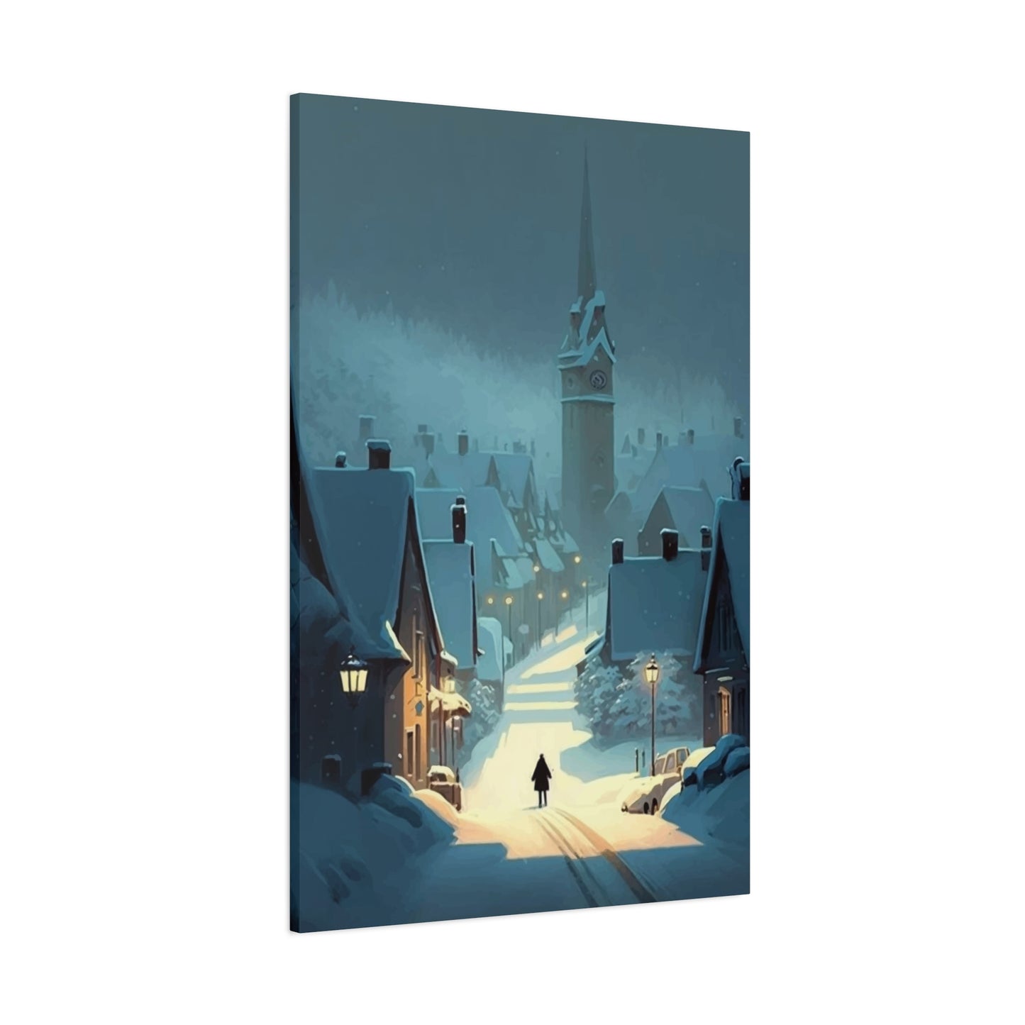 Snowy Alley Wall Art & Canvas Prints