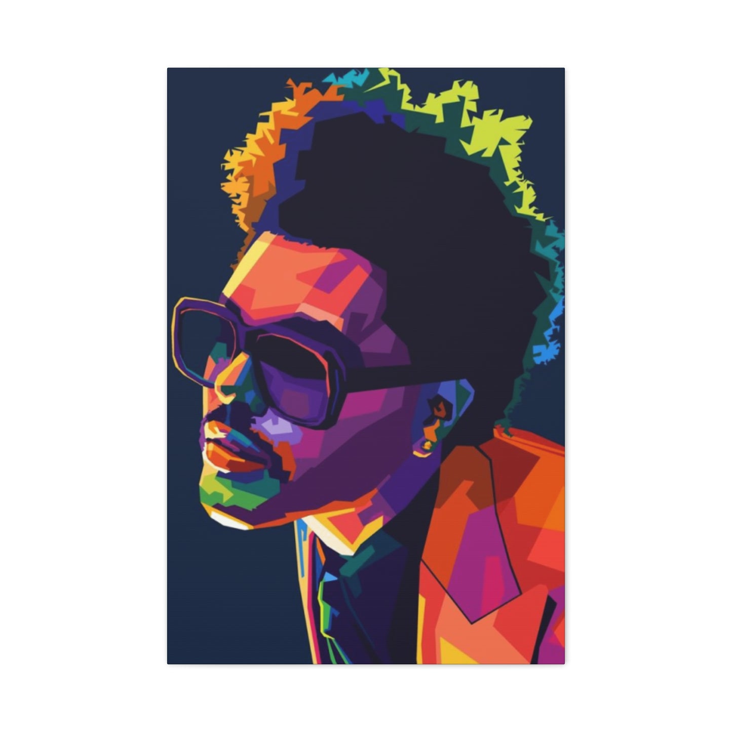 An Abstract Portrait Of The Weeknd Wall Art & Canvas Prints