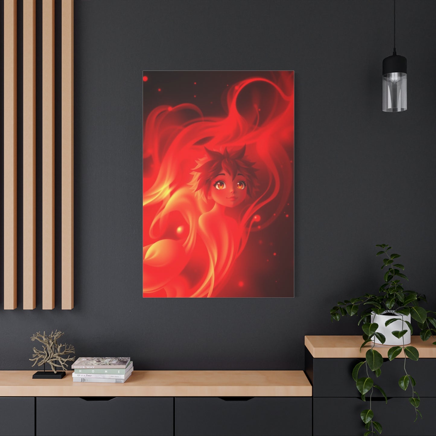 Scarlet Elegance Artwork Wall Art & Canvas Print