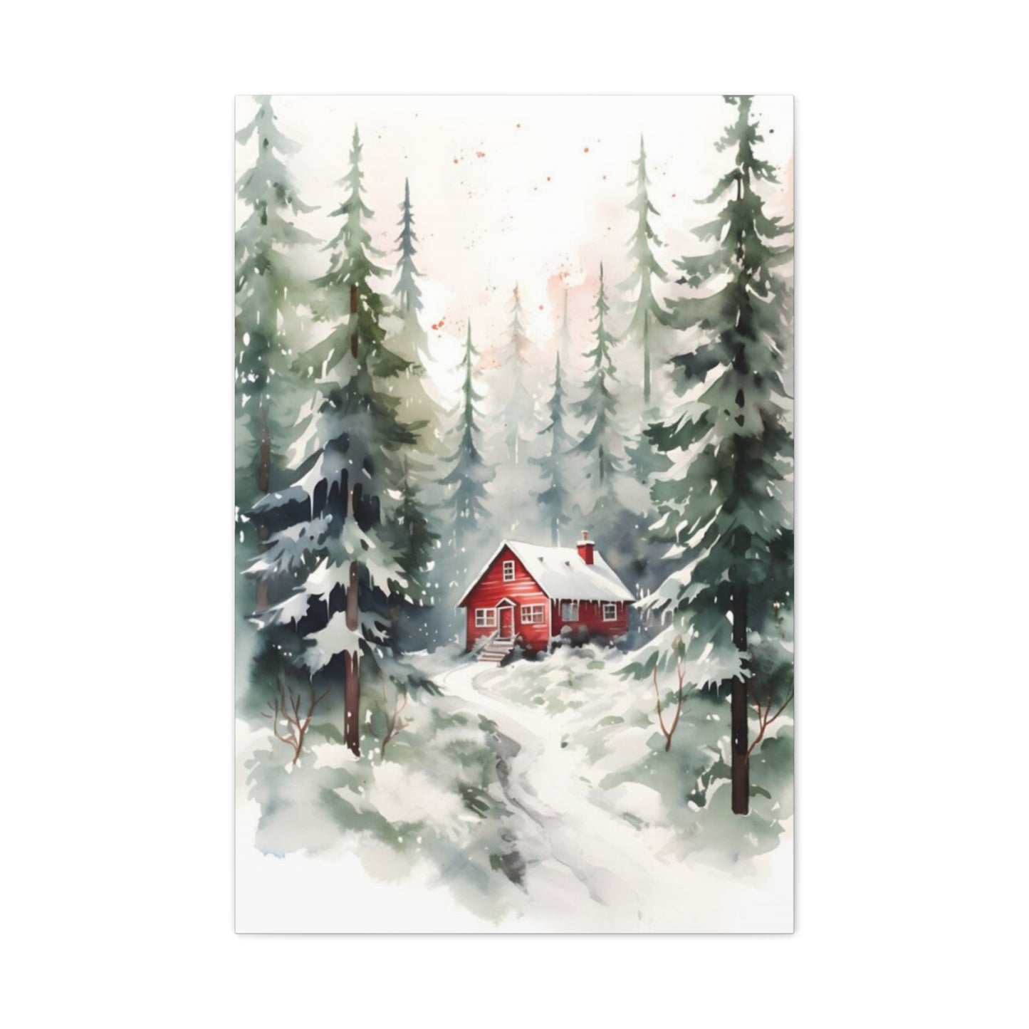 Red House In Wild Wall Art & Canvas Prints