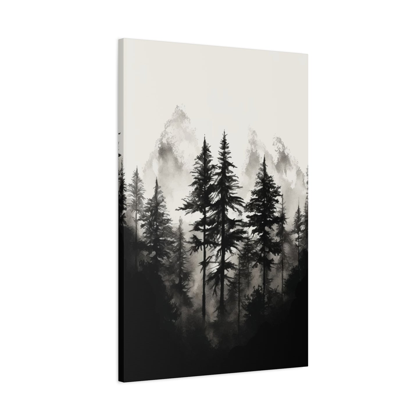Black & White Jungle & Mountains Wall Art & Canvas Prints