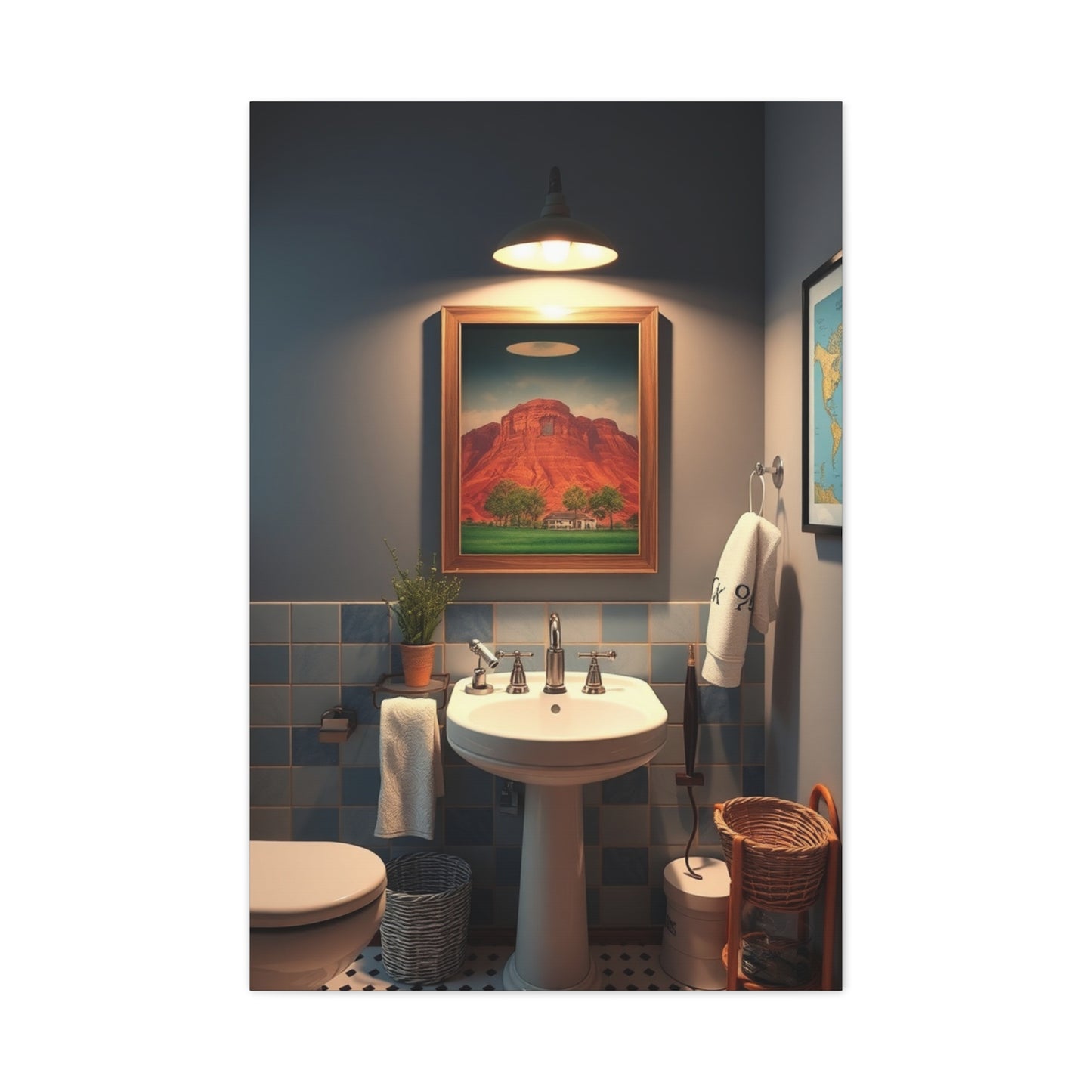 Kid’s Bathroom Art Canvas Art 1 Wall Art & Canvas Print