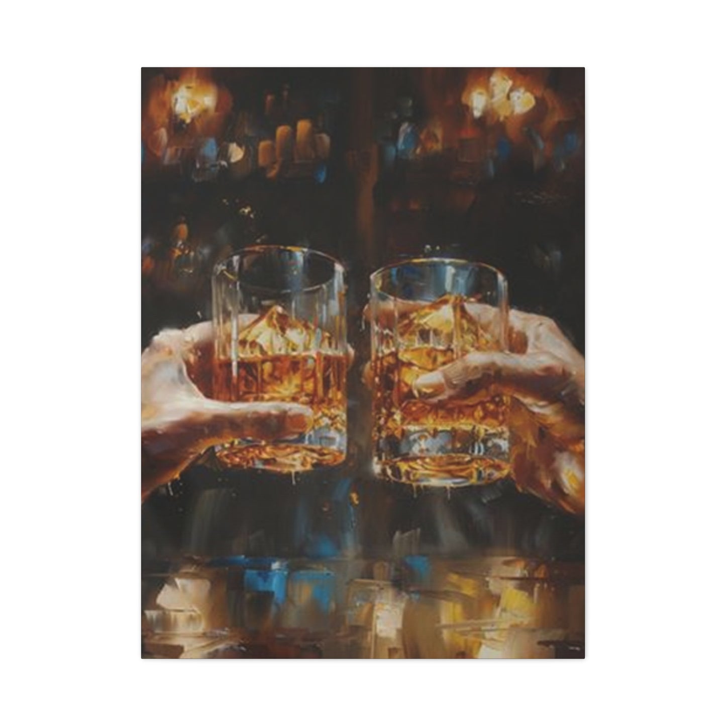Whiskey Cheers Wall Art & Canvas Prints