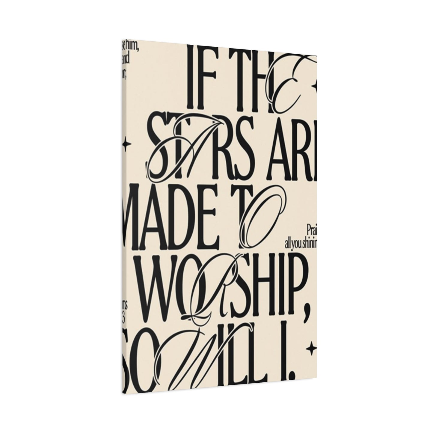 Stars Quotes And Saying Poster Wall Art & Canvas Prints