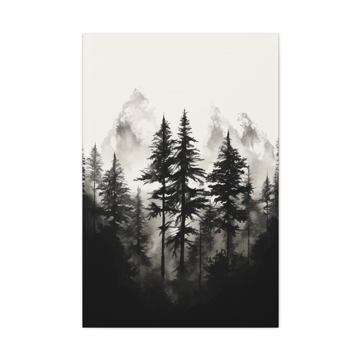 Black & White Jungle & Mountains Wall Art & Canvas Prints